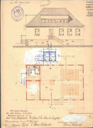 Bauplan Kindergarten Herdgasse